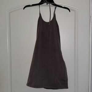 Halter neck mini dress